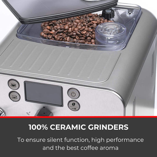 Gaggia Brera RI9305/01 Macchina da Caffè Automatica per Espresso e Cappuccino, Caffè in Grani, Argento