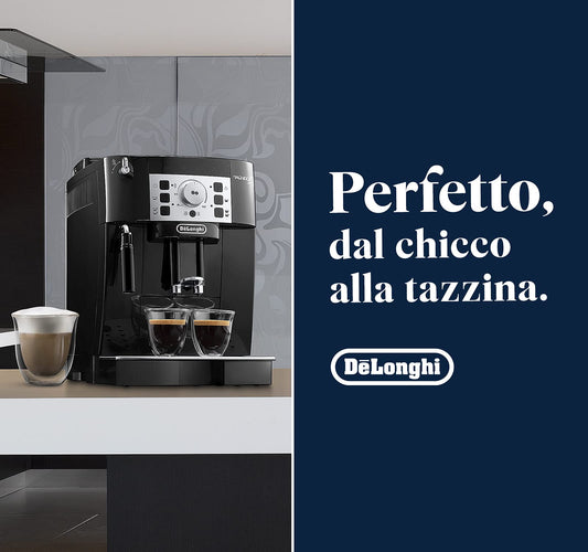 De'Longhi Magnifica S ECAM22.110.B Macchina da Caffè Automatica con Montalatte e Filtro Acqua DLSC002, Nera