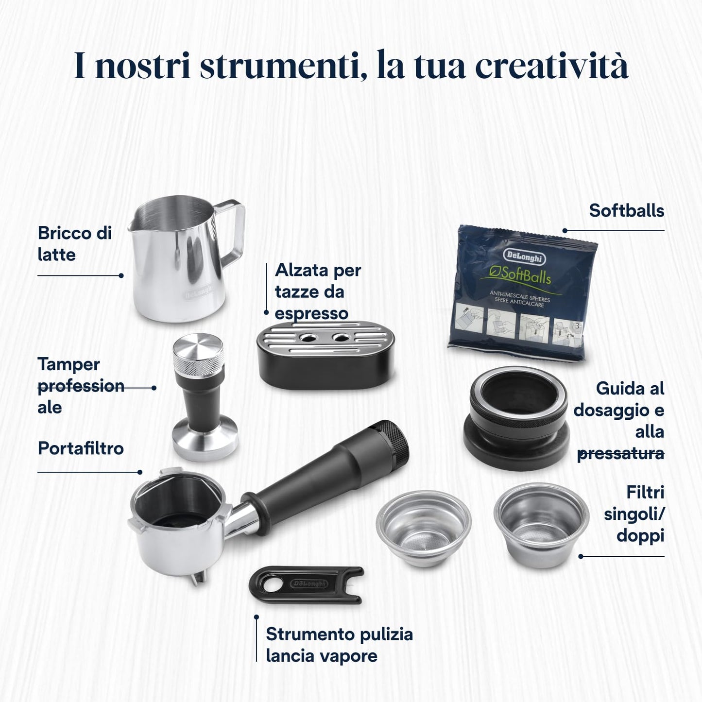 De'Longhi La Specialista Arte Macchina da Caffè Espresso, 3 Bevande, Nera