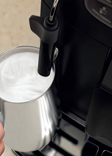 Gaggia Velasca Black RI8260/01 Macchina da Caffè Automatica per Espresso e Cappuccino, Caffè in Grani, Nera