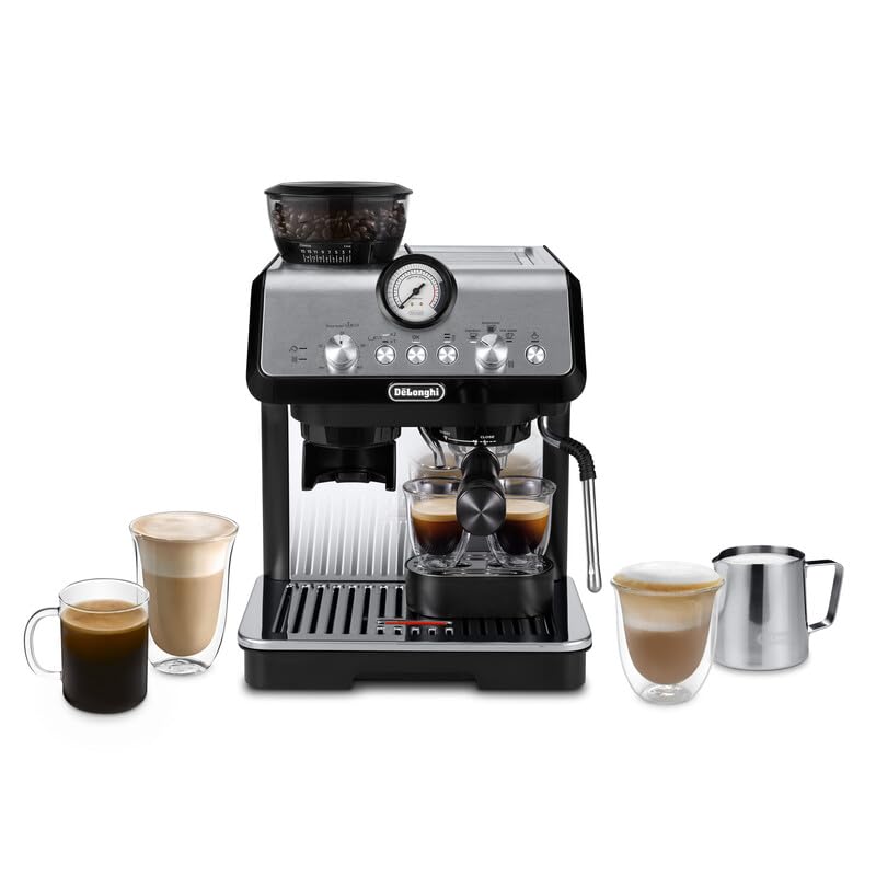 De'Longhi La Specialista Arte Macchina da Caffè Espresso, 3 Bevande, Nera