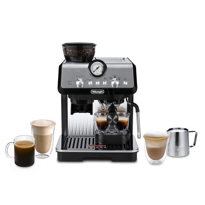 De'Longhi La Specialista Arte Macchina da Caffè Espresso, 3 Bevande, Nera