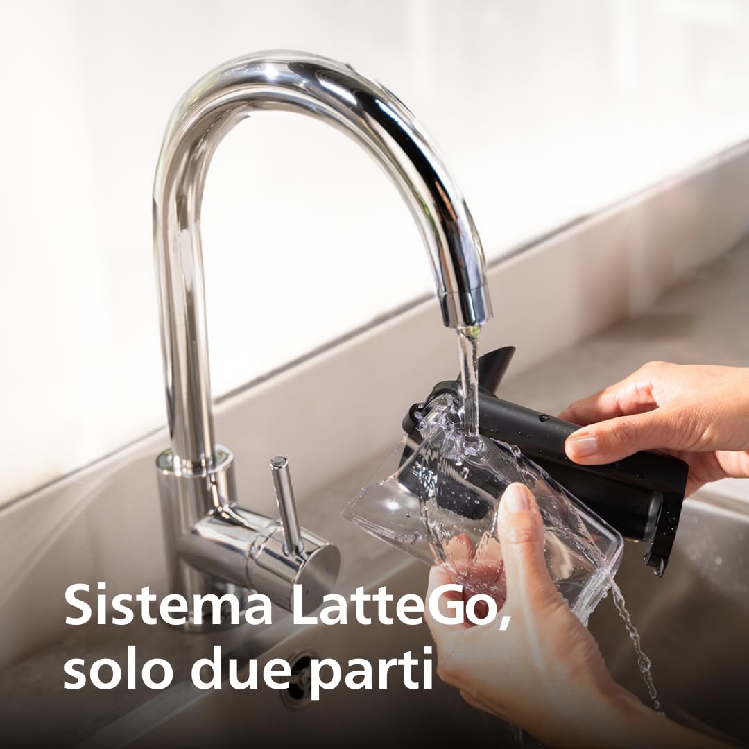 Philips Serie 5500 Macchina da Caffè Automatica con Caraffa LatteGo, 20 Bevande One Touch