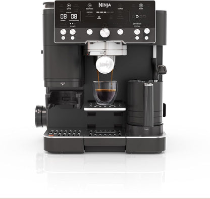 Ninja Luxe Premier ES601EUBK Macchina da Caffè 3 in 1 Espresso, Cold Brew e Caffè Filtro, Nera