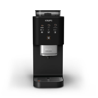 Krups Coffee Crush Extra SA4028 Macchina da Caffè Automatica con Macinacaffè Integrato, Nera