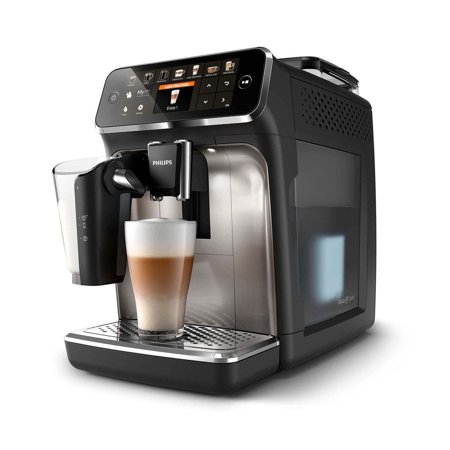 Philips Serie 5400 Macchina da Caffè Automatica con Caraffa LatteGo, 12 Bevande