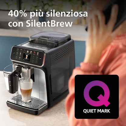 Philips Serie 5500 Macchina da Caffè Automatica con Caraffa LatteGo, 20 Bevande One Touch