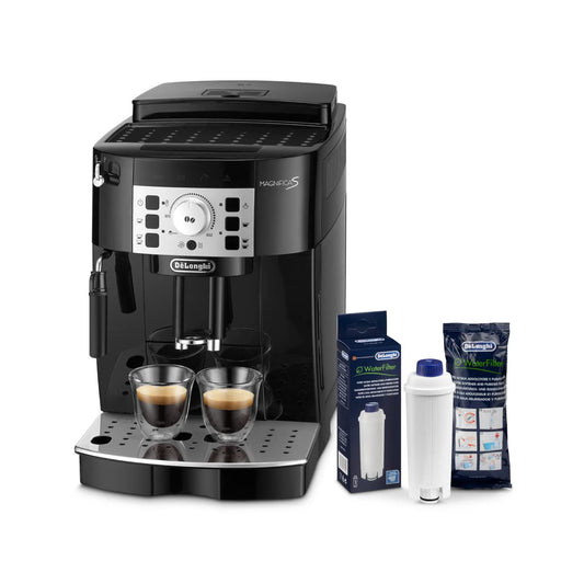 De'Longhi Magnifica S ECAM22.110.B Macchina da Caffè Automatica con Montalatte e Filtro Acqua DLSC002, Nera