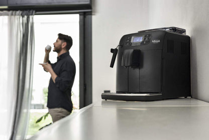 Gaggia Velasca Black RI8260/01 Macchina da Caffè Automatica per Espresso e Cappuccino, Caffè in Grani, Nera