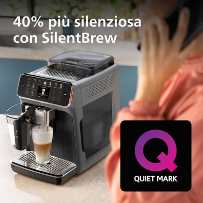 Philips Serie 5500 Macchina da Caffè Automatica con Caraffa LatteGo, 20 Bevande One Touch