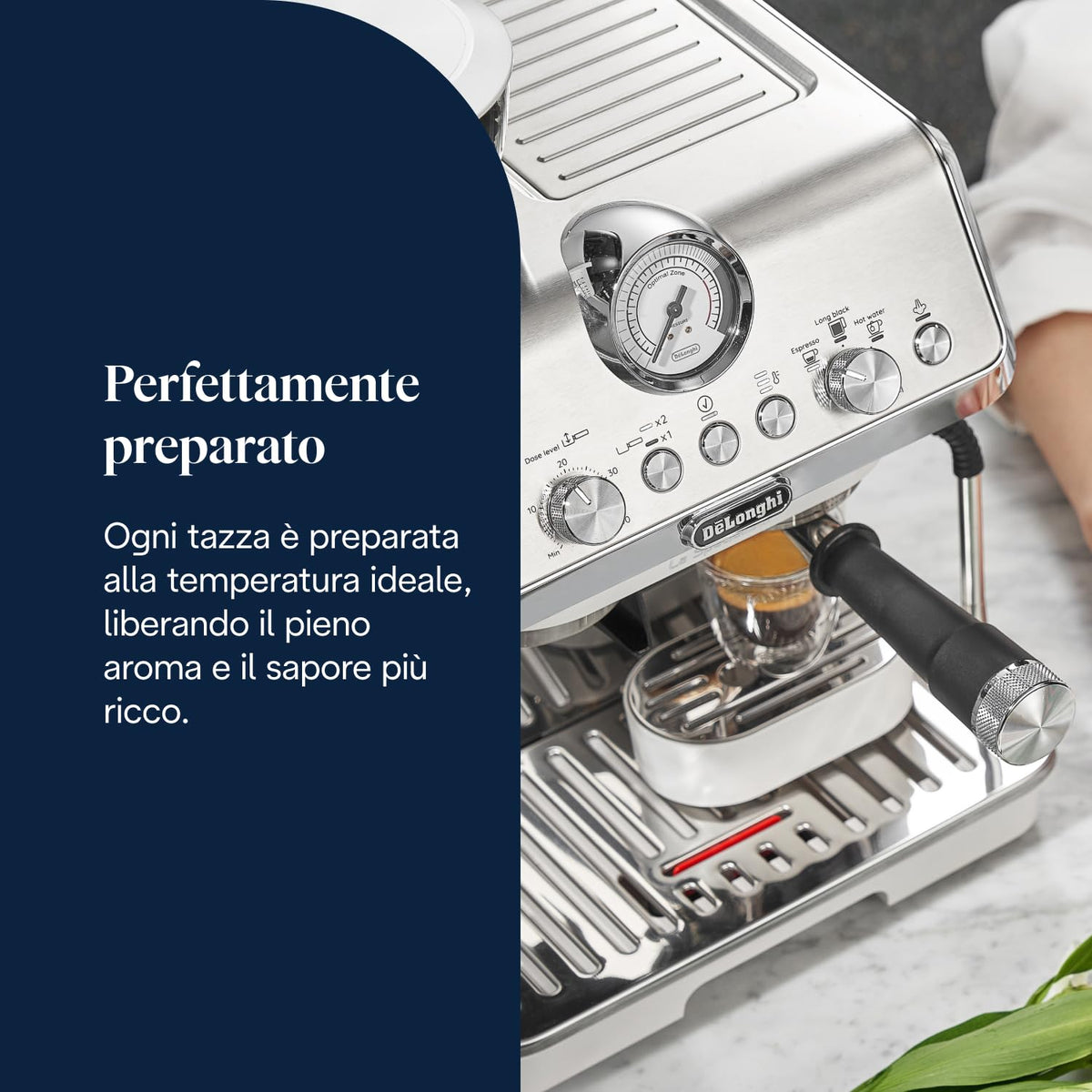 De'Longhi La Specialista Arte EC9155.W Macchina da Caffè Manuale con Macinacaffè e Kit Barista, Bianca