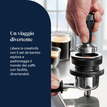 De'Longhi La Specialista Arte Macchina da Caffè Espresso, 3 Bevande, Nera