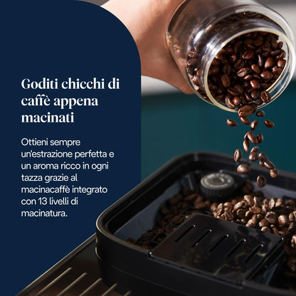De'Longhi Magnifica Duo ECAM332.80.SXB Macchina da Caffè Automatica per Espresso e Cappuccino