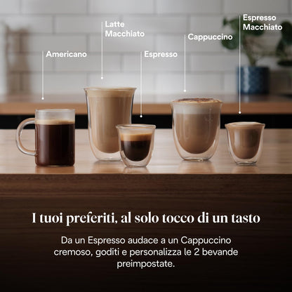 De'Longhi La Specialista Arte Macchina da Caffè Espresso, 3 Bevande, Nera