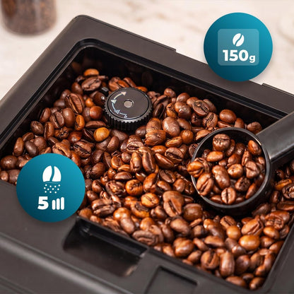 Cecotec Cremmaet Latte Art Elite Macchina da Caffè Automatica con Montalatte, 19 Bar, 6 Bevande