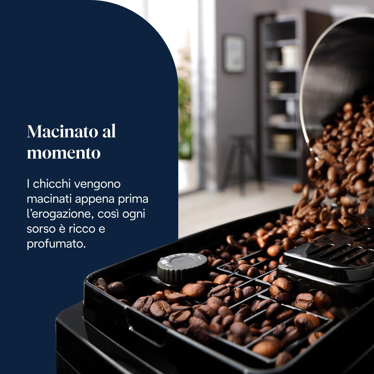 De'Longhi Magnifica Start ECAM222.20.B Macchina da Caffè Automatica con Montalatte, 4 Bevande One Touch, Nera