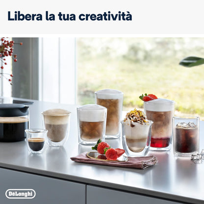 De'Longhi Eletta Explore ECAM452.67.G Macchina da Caffè Automatica con LatteCrema, oltre 50 Bevande, Grigia