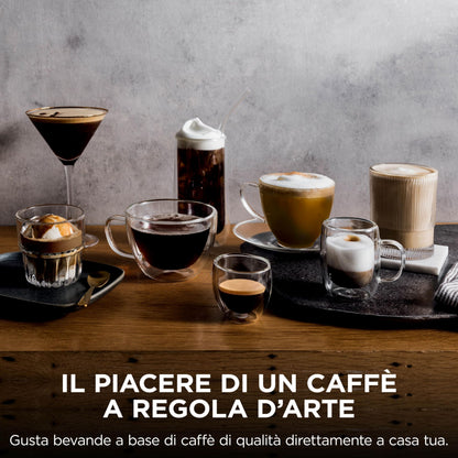 Ninja Luxe Premiere ES601EU Macchina da Caffè 3 in 1 per Espresso, Cappuccino e Caffè Filtro, Argento