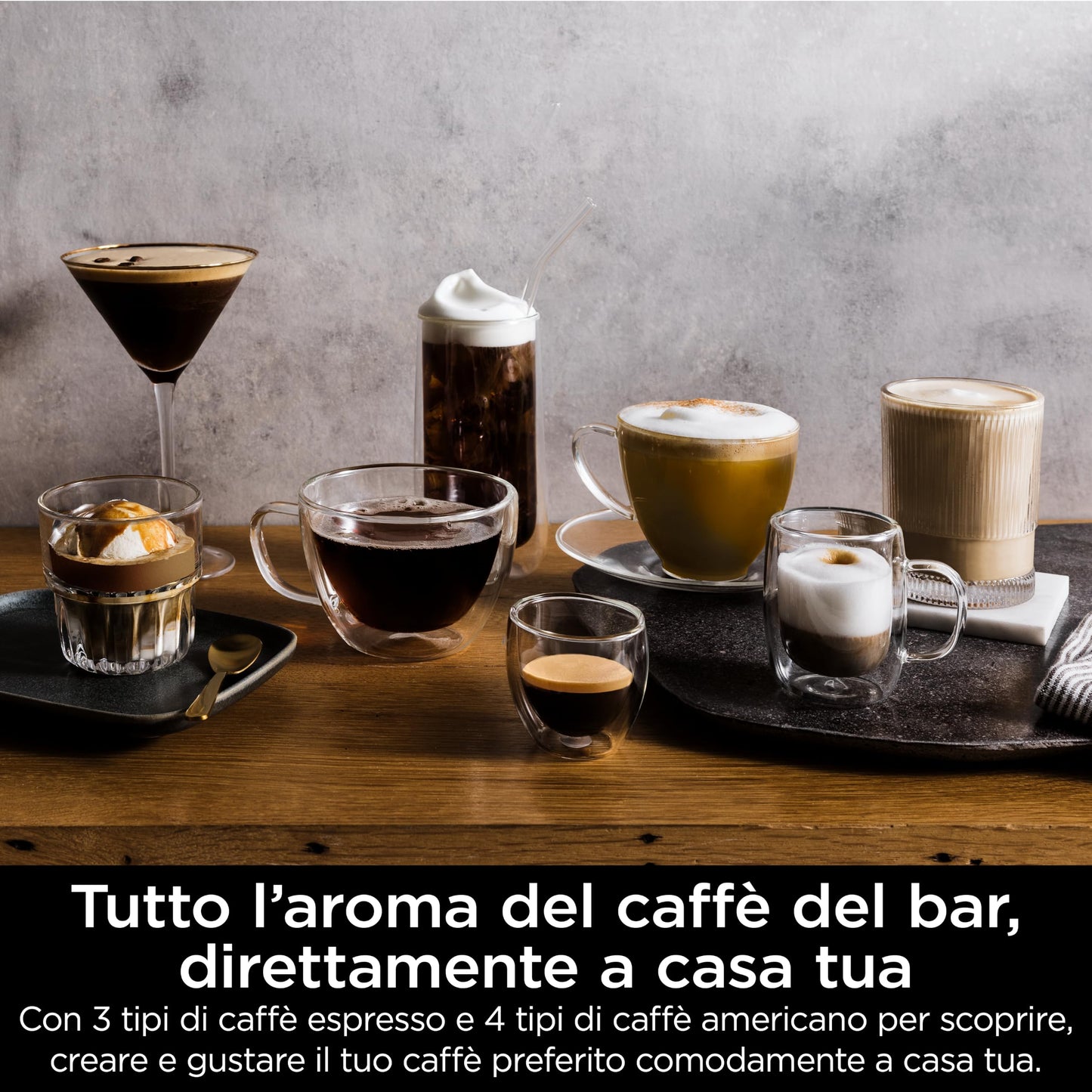 Ninja Luxe Premier ES601EUBK Macchina da Caffè 3 in 1 Espresso, Cold Brew e Caffè Filtro, Nera